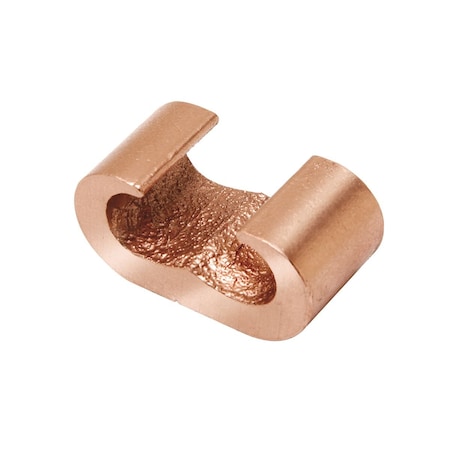 Burndy Copper Crimpit, .52 in L, #8 Sol. #8 Str. (Run), #8 Sol. #8 Str. (Tap) YGC8C8